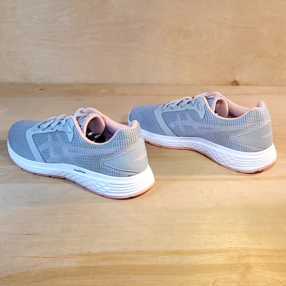 Asics Womens Patriot 10 Mid Grey Frosted Athletic Running Shoes - Picture 6 of 10